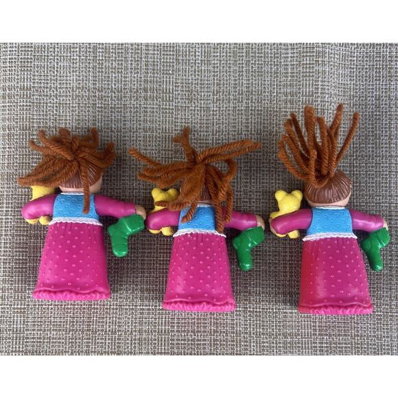 Lot of 9 1990s Cabbage Patch Kid Miniature Figures Dolls Toys PVC McDonald's - Picture 3 of 11